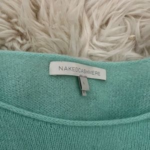Minty green naked cashmere sweater